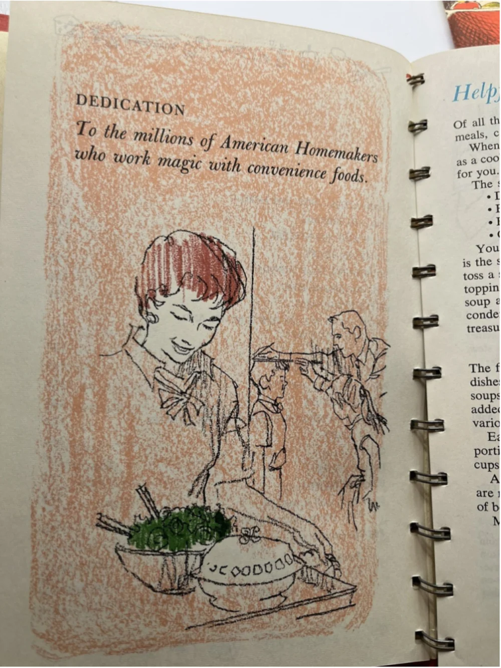 Vintage Campbell Cookbook Cooking With Soup Spiral Bound 608 Recipes Illustrated